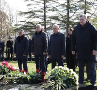 Министр почтил память Первого Президента Абхазии